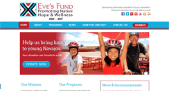 Desktop Screenshot of evecrowellsfund.org